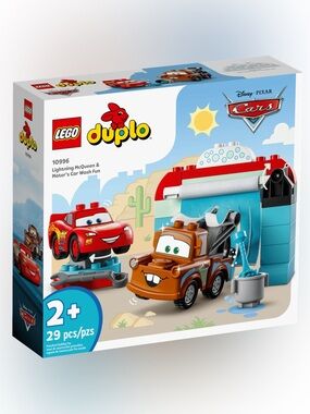 New Lego Duplo Set 10996 Lightning McQueen & Mater's Car Wash Fun